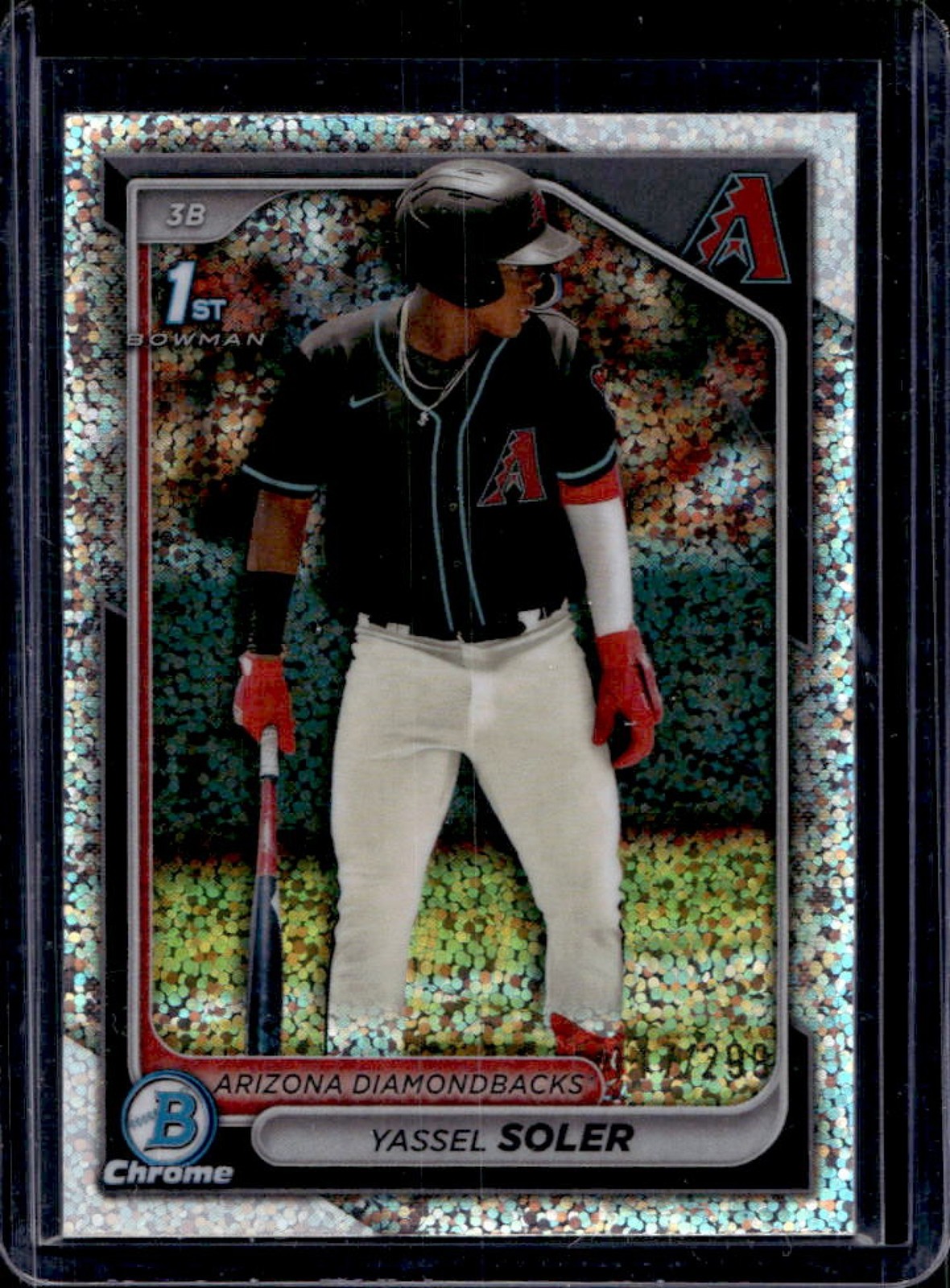 2024 Bowman Chrome Yassel Soler Speckle Refractor 1st #117/299