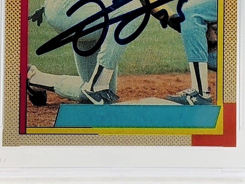 RC REPRINTS 1990 Topps 414 Frank Thomas No Name Hand Signed / Autographed  - PSA - Picture 3 of 14