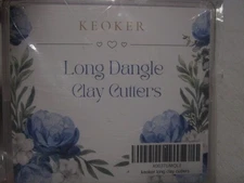 Keoker Polymer LONG DANGLE Clay Cutters for Earrings Making