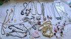 Vintage Costume Jewelry Necklaces With Pendant Lot of 25