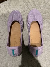 Tieks Lavender Purple Patent Leather Ballet Flats Size 8 EUC