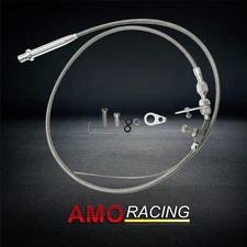 Braided Kick Down Cable Detent Fits GM Chevy Trans 350 TH350 Transmission