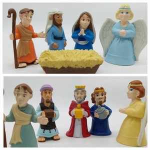Beverly Hills Tales Of Glory Children's Nativity 9 Pieces replacements NO Jesus