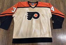 John Vanbiesbrouck Vintage Philadelphia Flyers Starter Jersey Men's XL