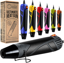 Heat Gun for Crafting, Mini Dual Temp Hot Air Gun Tool for Epoxy Resin, Shrink W