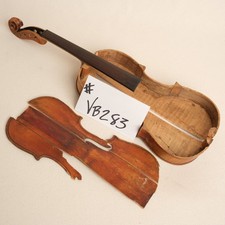  VB283 Antique Knute Reindahl Chicago 1900 Fractional Violin For Repair