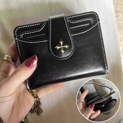 Women Mini Wallet Compact Bifold Leather Purse Credit Card Holder Mini Purse US