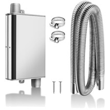 Abgasschlauch Schalldämpfer 120cm Edelstahl für Standheizung Auto Generator