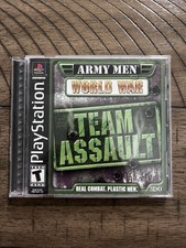 Army Men: World War - Team Assault Sony Playstation 1 PS1 Complete CIB