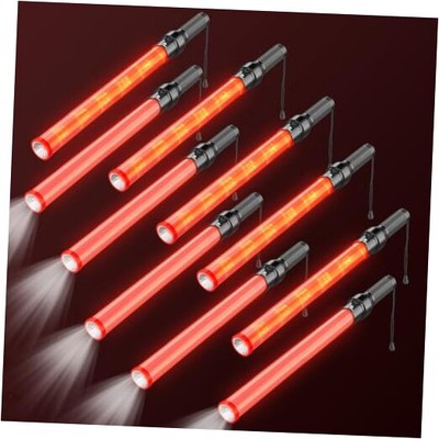  10 Pack Traffic Wand, 21 Inch Led Traffic Control Baton, 10 Pack of 21 inch