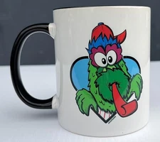 Phanatic Heart Mug 11oz – Black Handle Ceramic Coffee Tea Cup