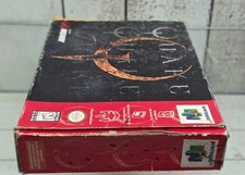 Vintage Midway Quake N64 Nintendo 64 CIB Video Game Original Box Manual Poster