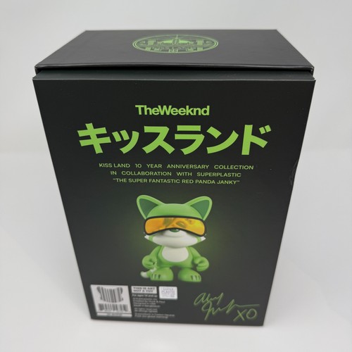 THE WEEKND x SUPERPLASTIC KISS LAND 8" GREEN Panda LIMITED Superjanky Vinyl - Picture 6 of 14