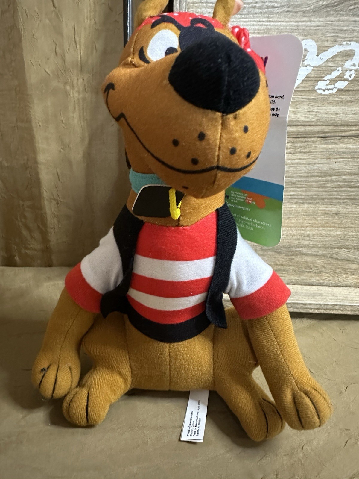 Scooby Doo 8 Inch Pirate Plush Stuffed Animal Toy 2023 New