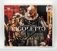 ROBERTO ALAGNA ***autographed*** RICCARDO MUTI ⸺ VERDI Rigoletto ⸺ SONY 2xCDs NM