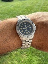 Vintage 90s Hamilton Khaki Sub 660ft 8587B Swiss Quartz Diver Watch AS-IS