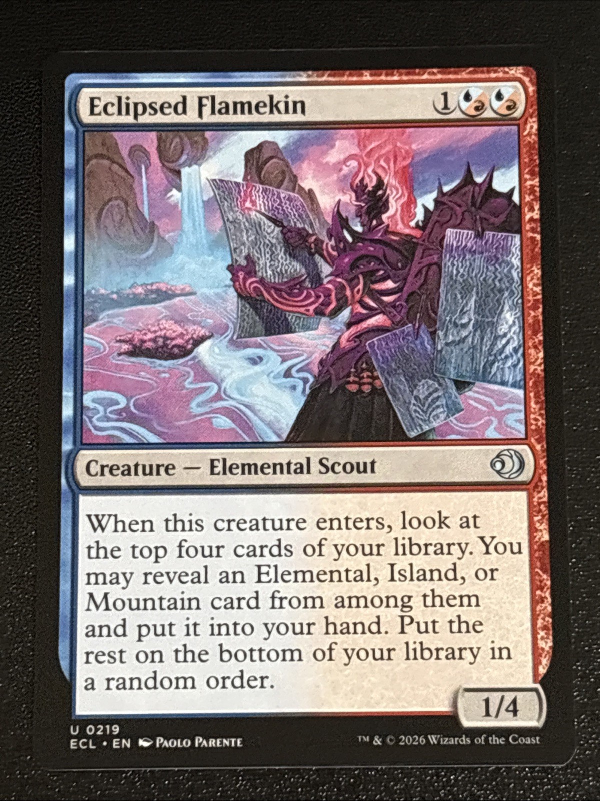 MTG Lorwyn Eclipsed Eclipsed Flamekin 0219 NM
