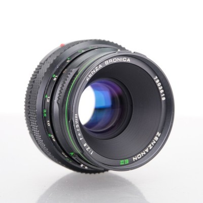 Zenza Bronica Zenzanon E II Objektiv 75 mm f/2,8 Mittelformat SQ Mount Japan sauber