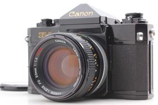  Exc 5 Canon F-1 Late Model Film Camera w/ FD 50mm F1.4 SSC Lens From JAPAN
