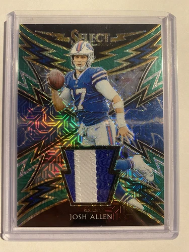Josh Allen 2018 Panini Select Patch 4/5 RC Year