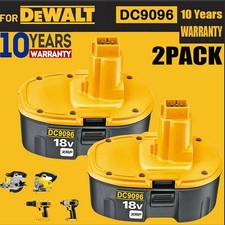 2 PACK 18V Battery For Dewalt 18 VOLT XRP DC9096 DC9098 Ni-MH DC9099 NEW