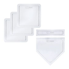 Throw Down Baseball Base Set with Home Plate for Baseball and Kickball