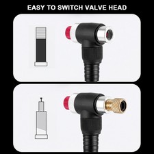 Bike Shock Pump With Pressure Gauge 300PSI High Pressure Bike Tire WNHS