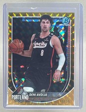 Deni Avdija 2025 Bowman Chrome #BCV-187 Gold Geometric Refractor /50