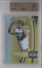 2012 Topps Finest Gold Refractor 22/50 Jordy Nelson #61 BGS 10 PRISTINE 2e6