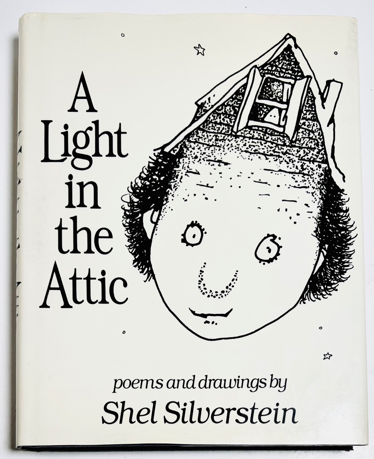 A LIGHT IN THE ATTIC SHEL SILVERSTEIN 1ST ED EARLY PRINT 1981 SIGNED SKETCH HCDJ