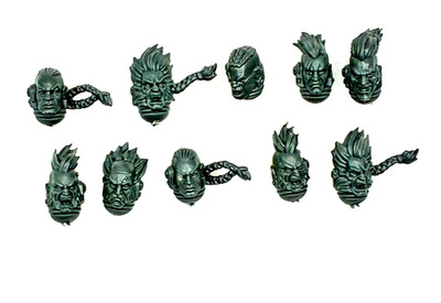 40K Space Wolves Space Wolf Bloodclaw Bloodclaws Heads Set 1