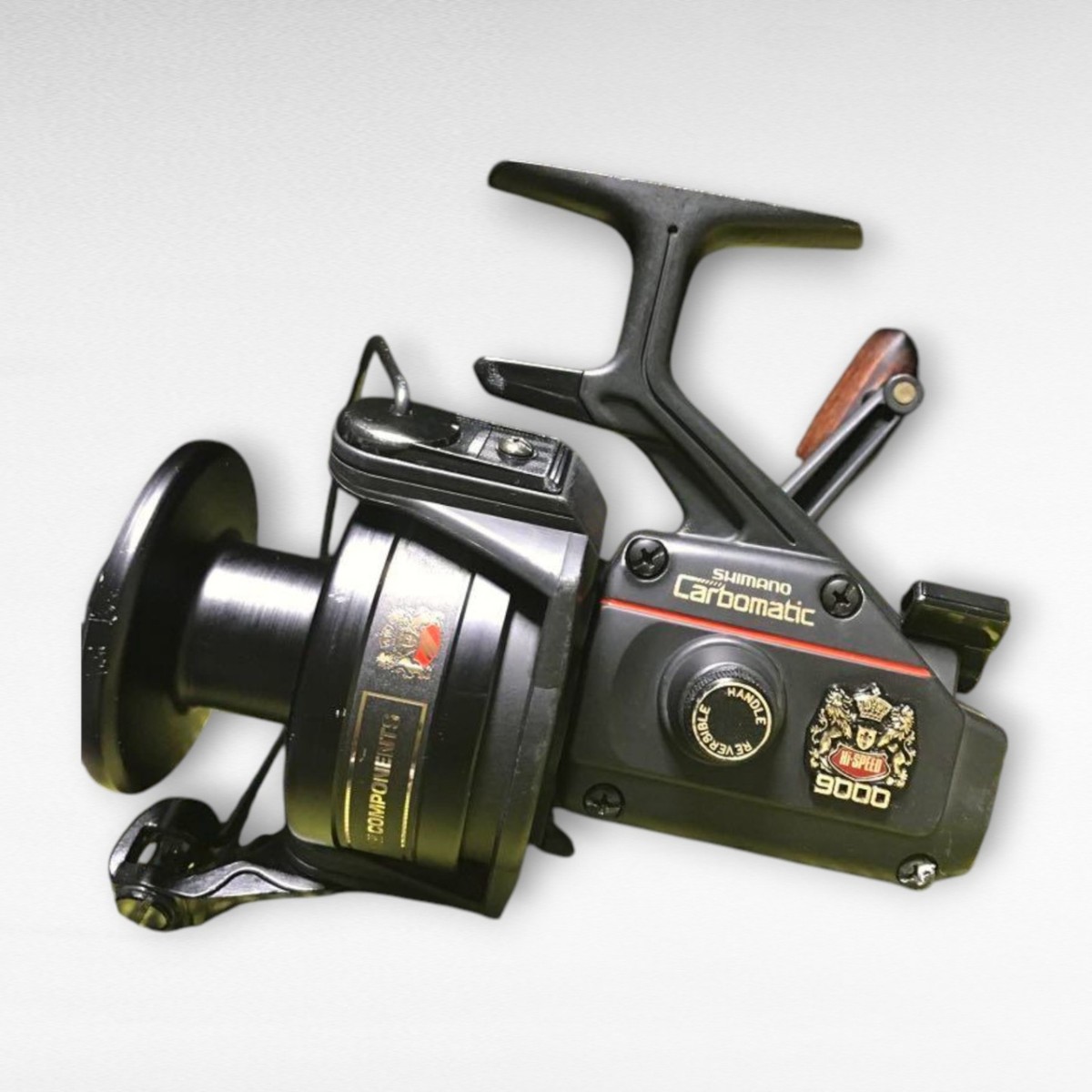 リール Shimano carbomatic-9000 Shimano Carbomatic 9000 Old Saltwater Fishing Reel, Big Size