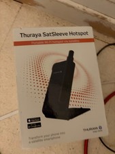 telefono satellitare thuraya sat sleeve mai usato nero raggiungibile 