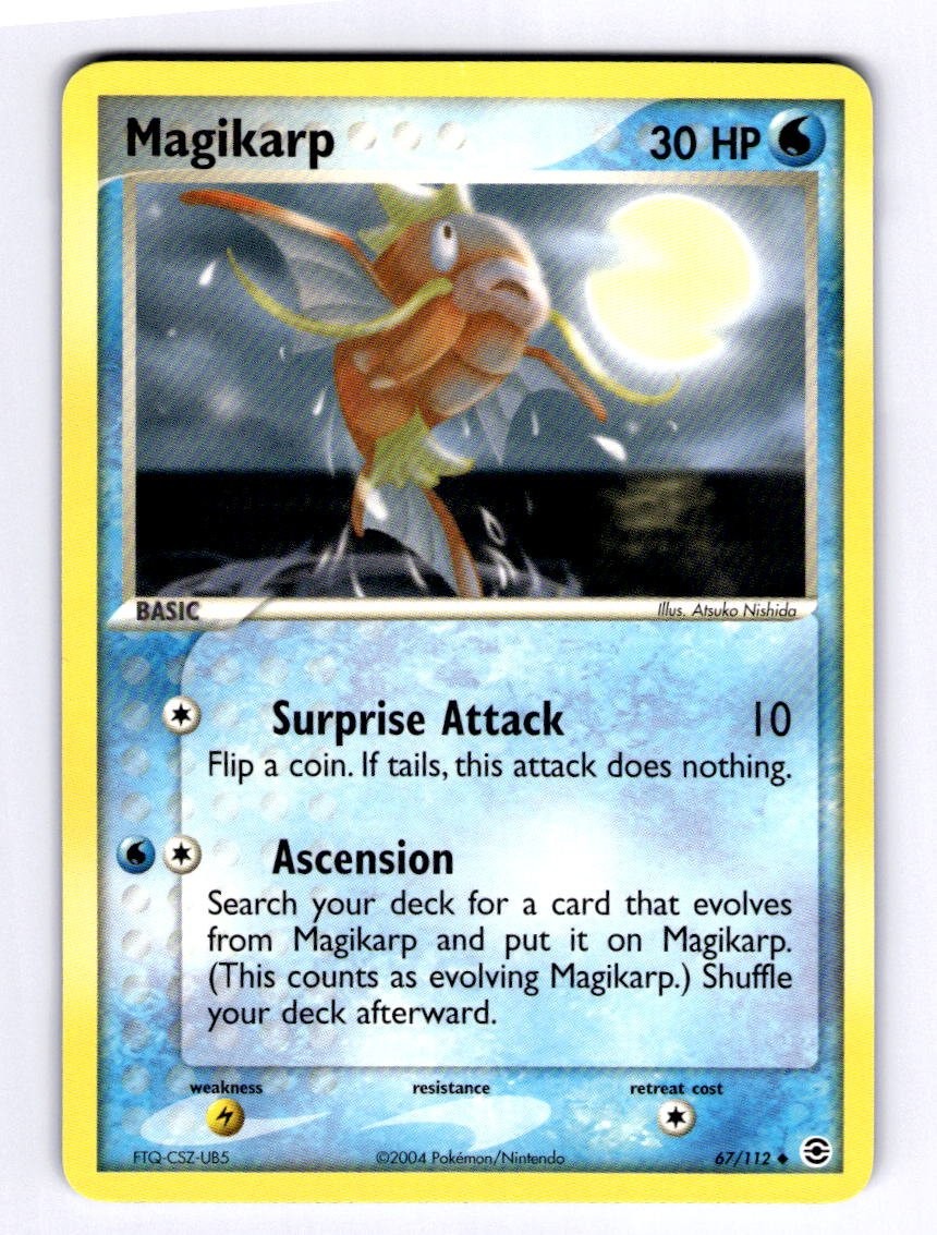 Magikarp FireRed & LeafGreen #67 (2004) Common NM Pokemon