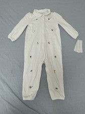 Polo Ralph Lauren Baby Collection White Romper Size 18M. READ 