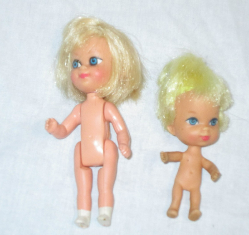 Vintage Liddle Kiddles dolls Mattel mini