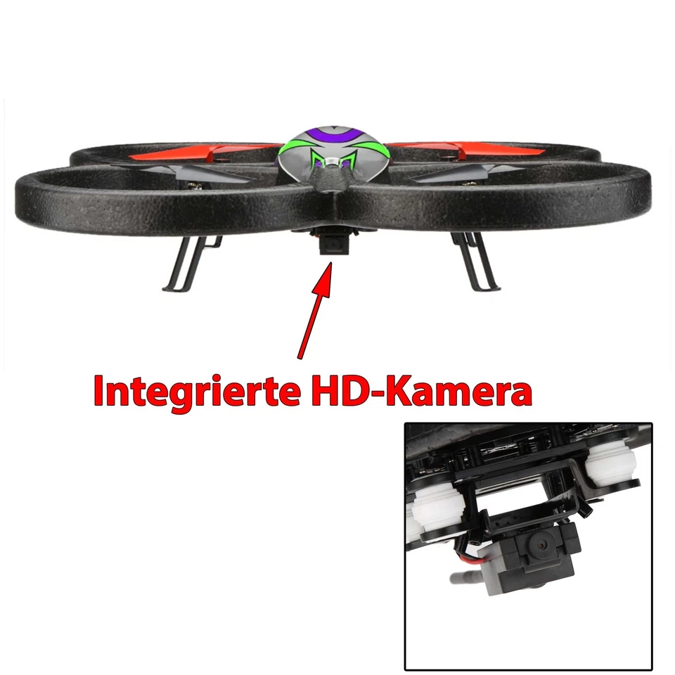 Retoure - 4.5 Kanal RC ferngesteuerter XXL53cm  Quadcopter Live-Kamera, Drohne - Bild 2 von 3