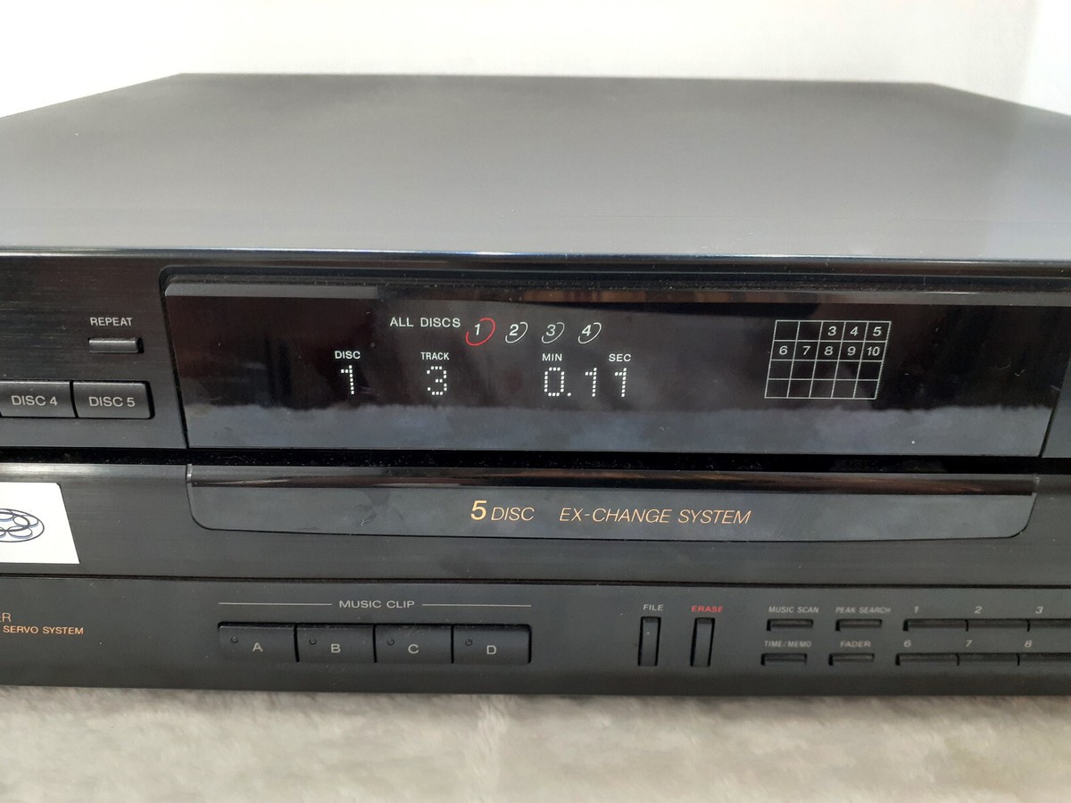 Sony Cdp-c545 5 Disc Multi-disc CD Player Changer Media