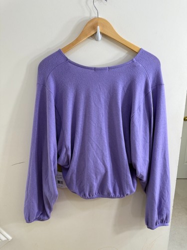 Beyond Yoga Women's Wrapped Up Pullover Sweater Soft Stretchy Lilac Size S - Picture 8 of 17