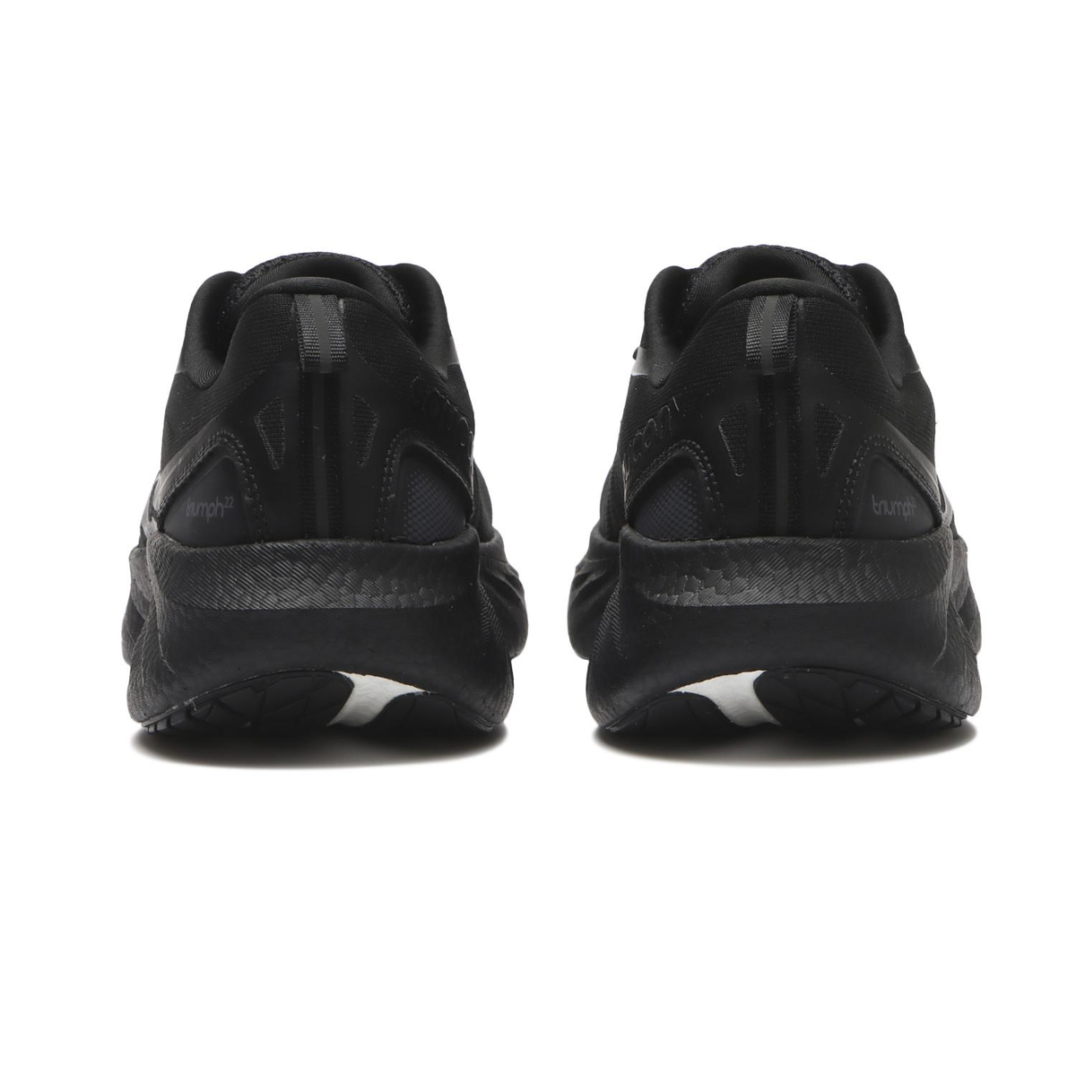 Saucony Triumph 22 Triple Black Athletic Running Shoes Mens Size 12.5 S20964-201 Men main image 4