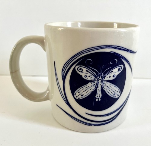 Vintage 1978 Taylor & Ng La Grenouille Frog Coffee Mug Cup Blue - Picture 2 of 7
