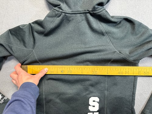 Albright Swiss Olympic Team Hoodie Sweatshirt Full zip womens size 38 Gray - Picture 3 of 20
