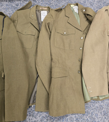 Enorme lote de trabajo de liquidación de almacén uniforme militar vintage pantalones, túnicas, camisas - Imagen 14 de 24