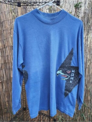 Vintage 80s Powell Peralta Tony Hawk Long Sleeve T-Shirt Mens Med 