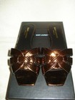 AUTH NEW WOMEN YVES SAINT LAURENT TRIBUTE NU PIEDS SNAKESKIN SLIDE SANDAL US 7 — photo 4