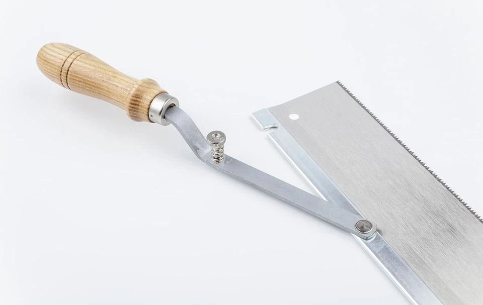 Wolfcraft Sierra de dientes finos con mango acodado, 255 mm - Imagen 2 de 3