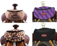 Western Horse Saddle Sack Lined Pouch / Bag Attaches to your Saddle Color Choice