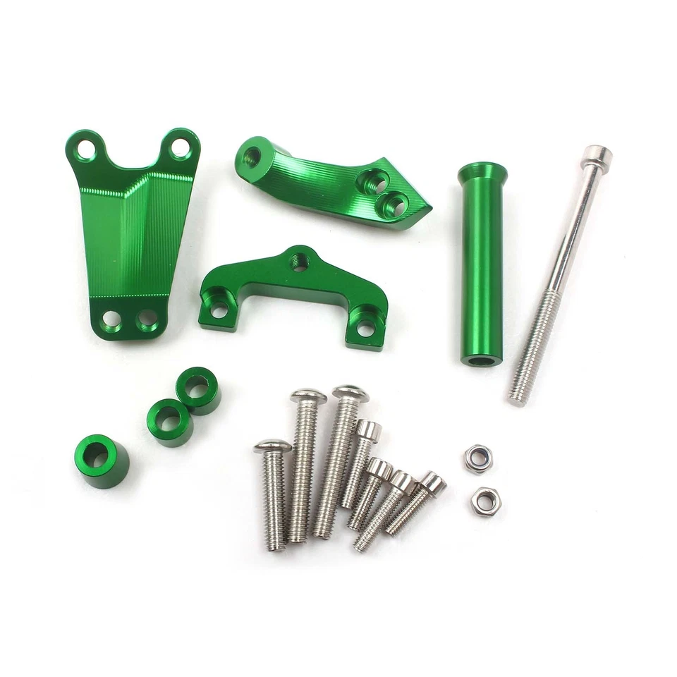 Kit de soporte estabilizador amortiguador de dirección BK/GD/RD/GN/TM para Kawasaki ER6N Foto 3 de 4