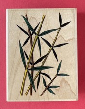 Stampabilities Bamboo Plant Wood Mounted Rubber Stamp JR1018