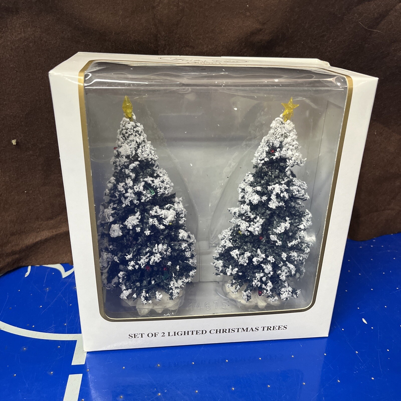 Lemax Winter Glen 2-Piece Lighted Christmas Tree Set by Dillard's